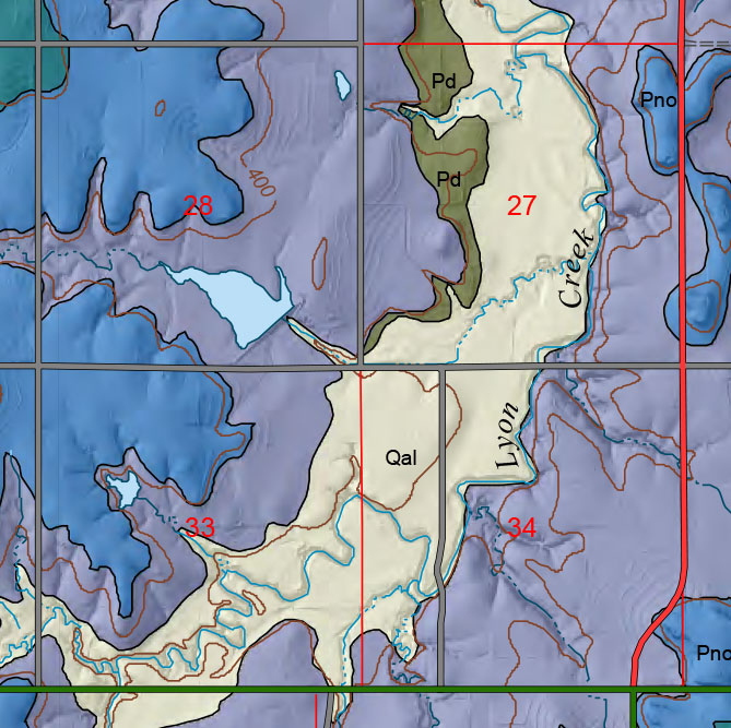 small geologic map