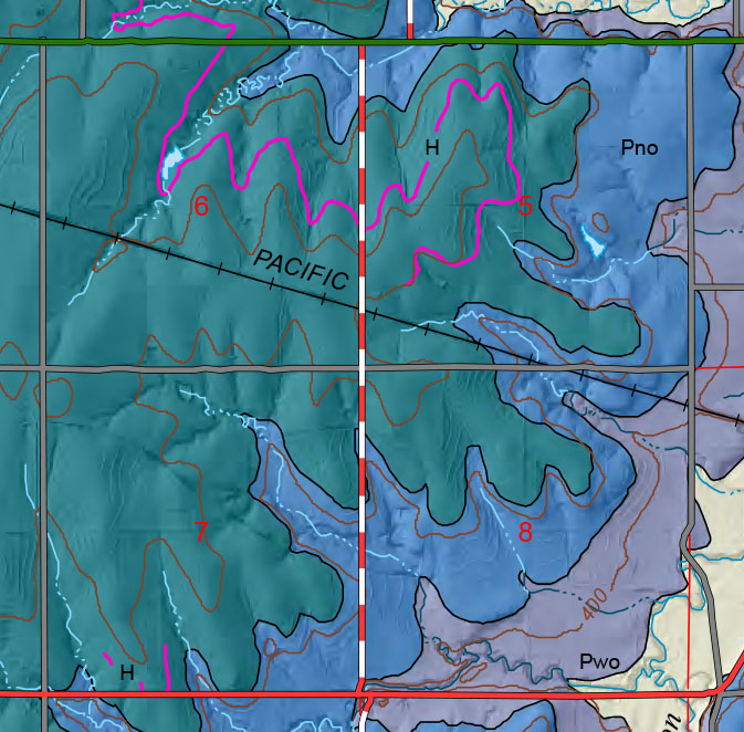 small geologic map