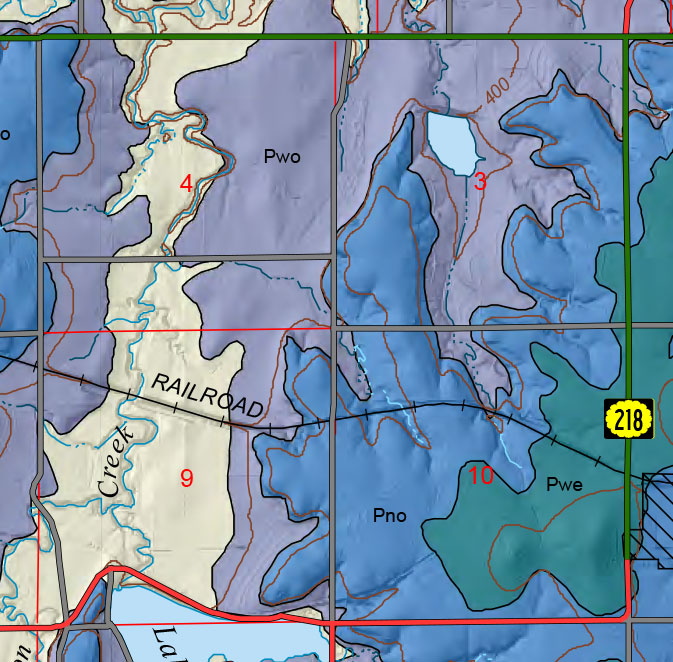 small geologic map