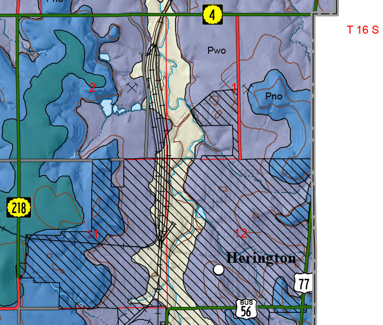 small geologic map