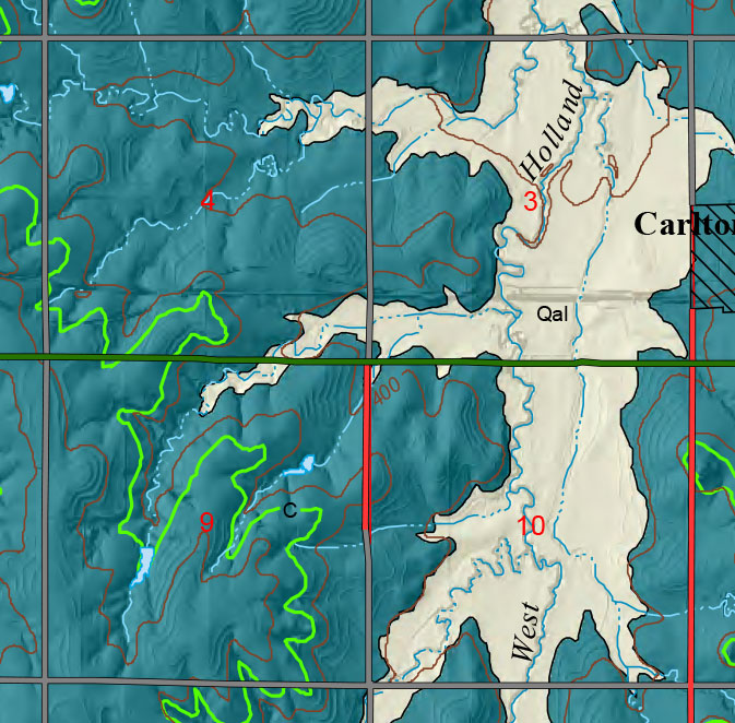 small geologic map