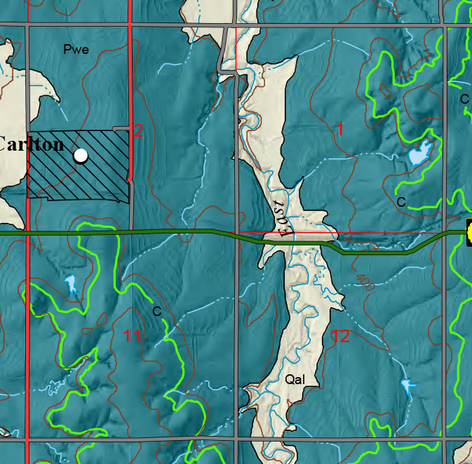small geologic map
