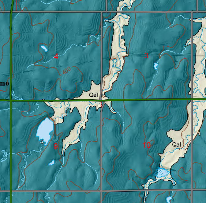 small geologic map