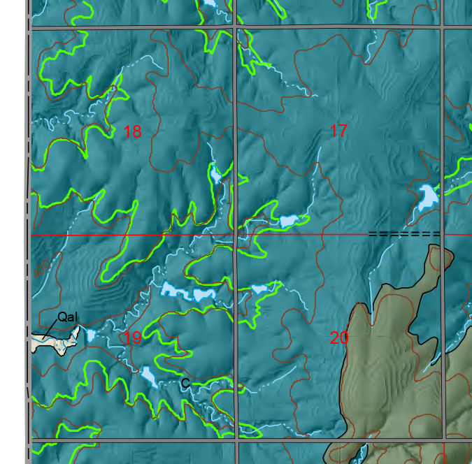 small geologic map