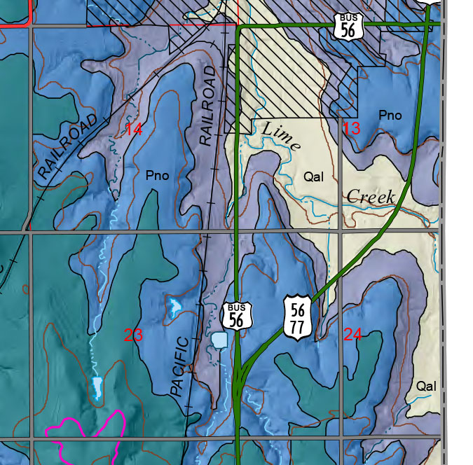 small geologic map