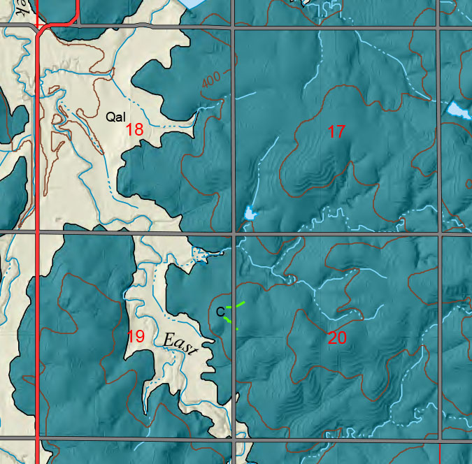 small geologic map