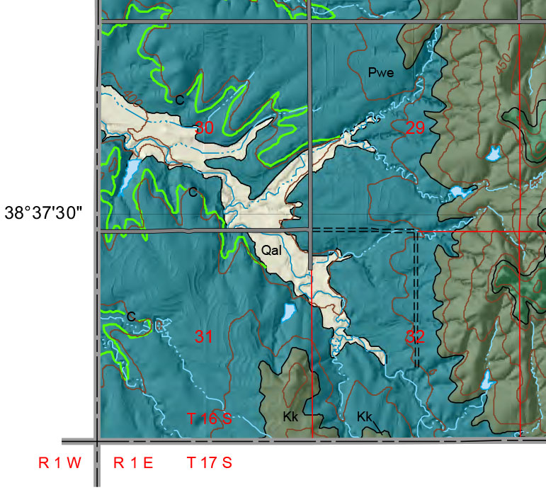 small geologic map