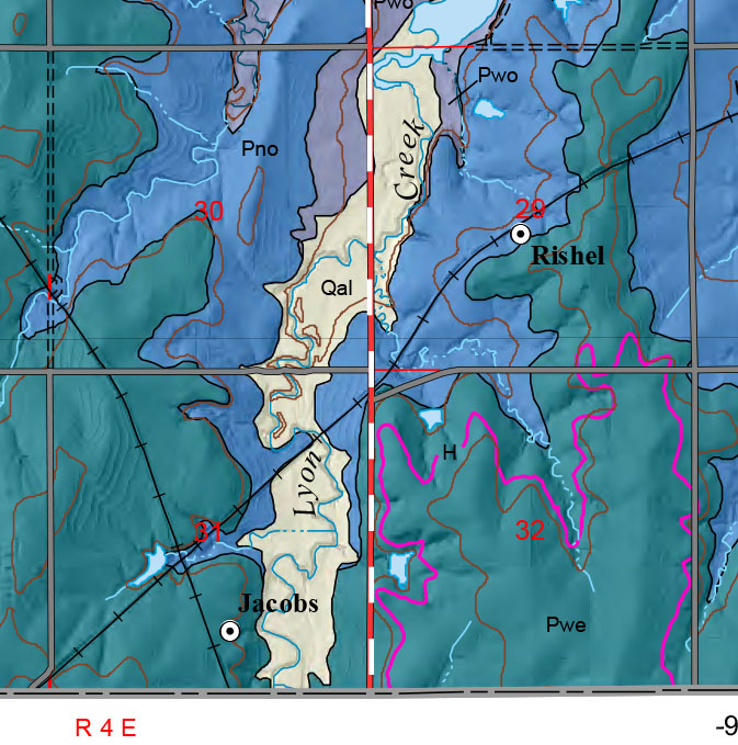 small geologic map