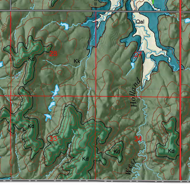 small geologic map