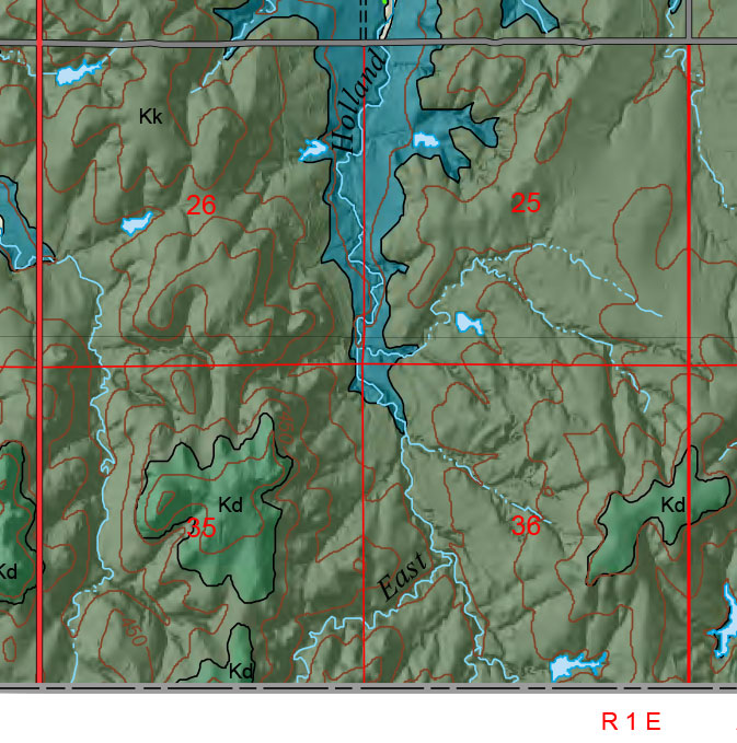 small geologic map