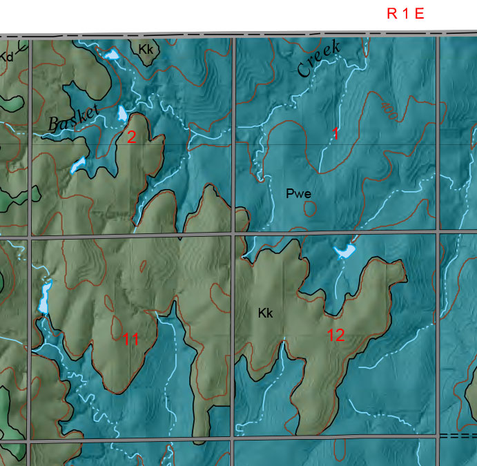 small geologic map