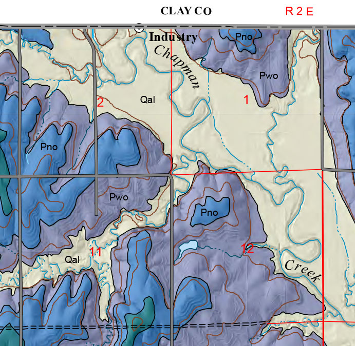 small geologic map