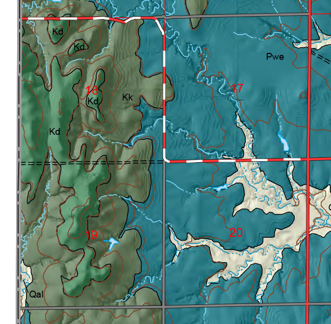 small geologic map