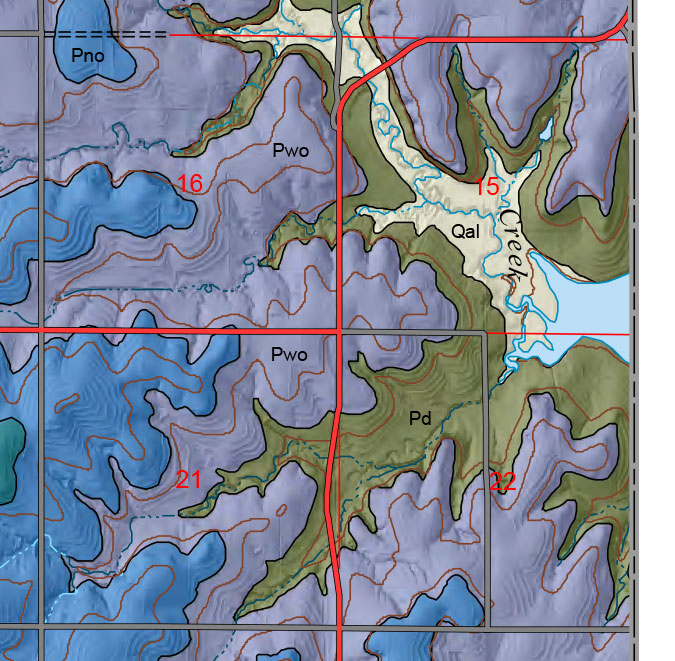 small geologic map