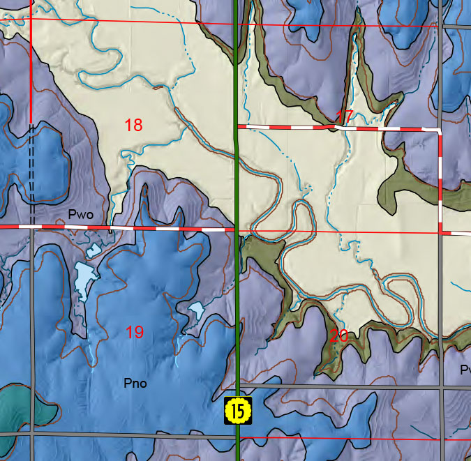 small geologic map