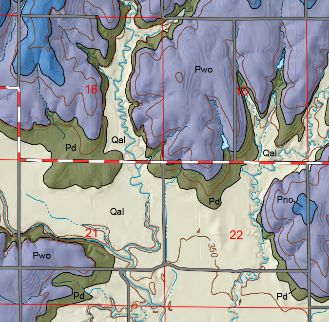 small geologic map
