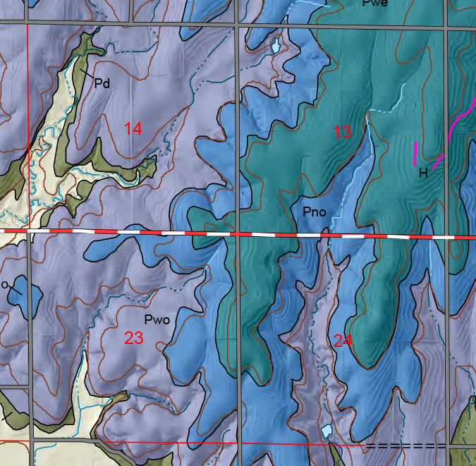 small geologic map