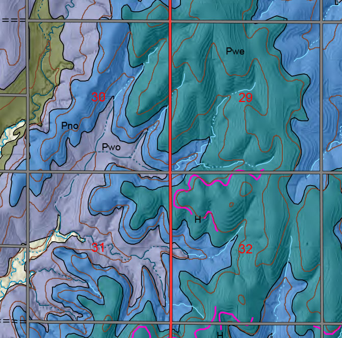 small geologic map