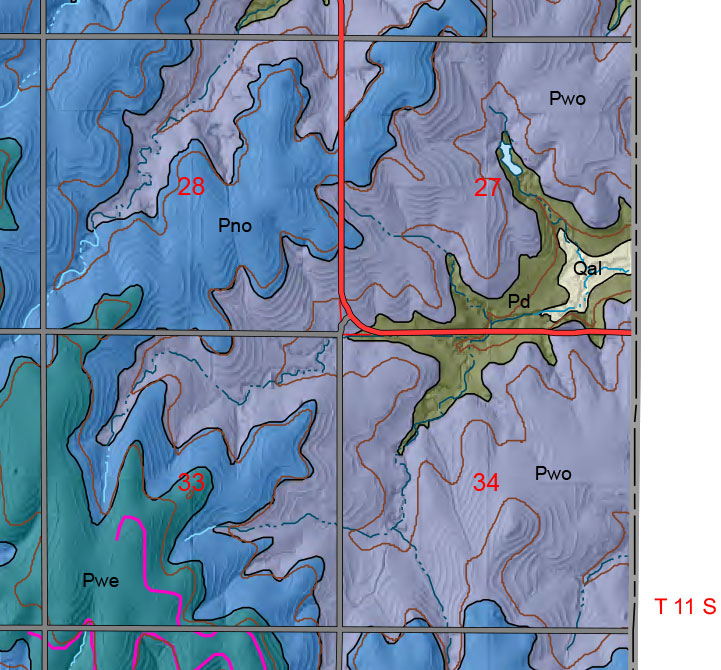 small geologic map