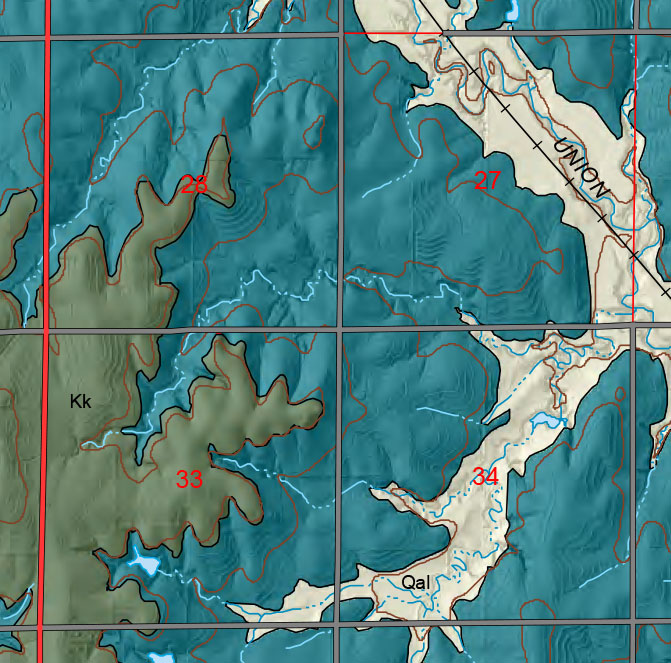small geologic map