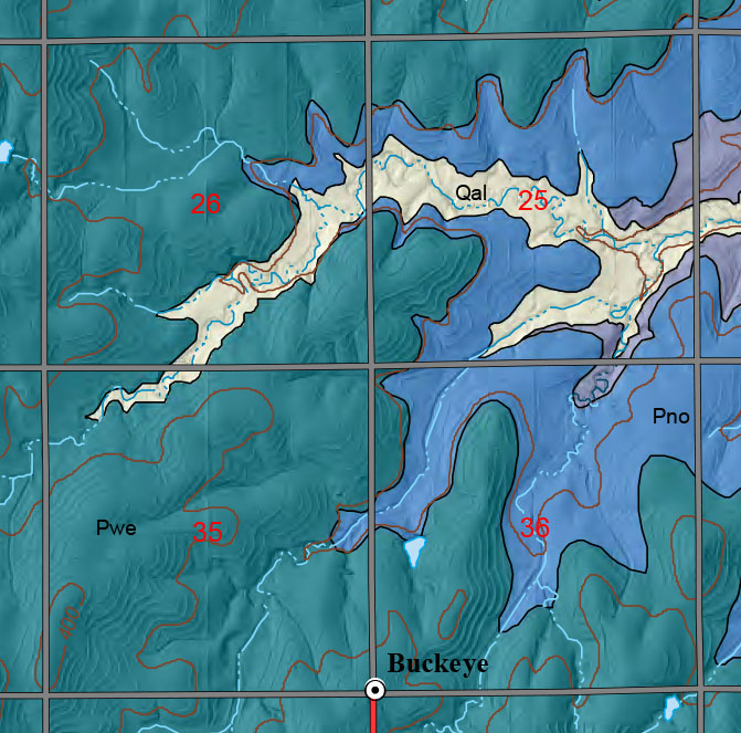 small geologic map