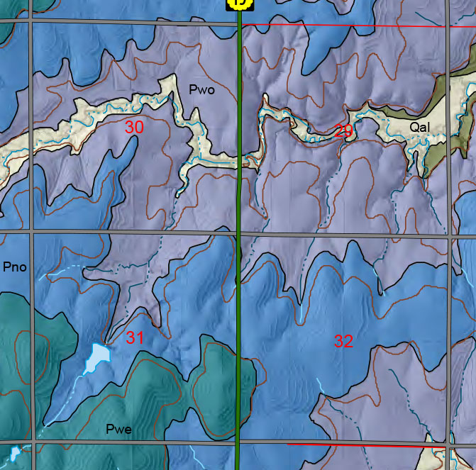 small geologic map