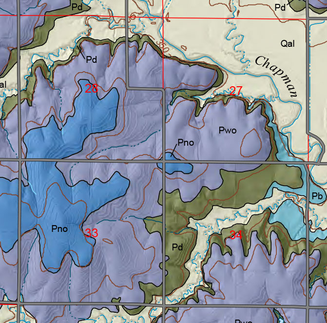 small geologic map