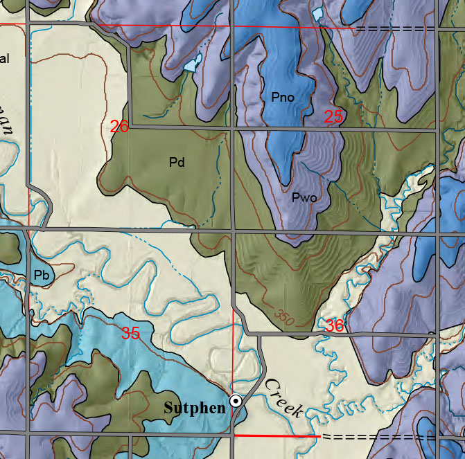 small geologic map