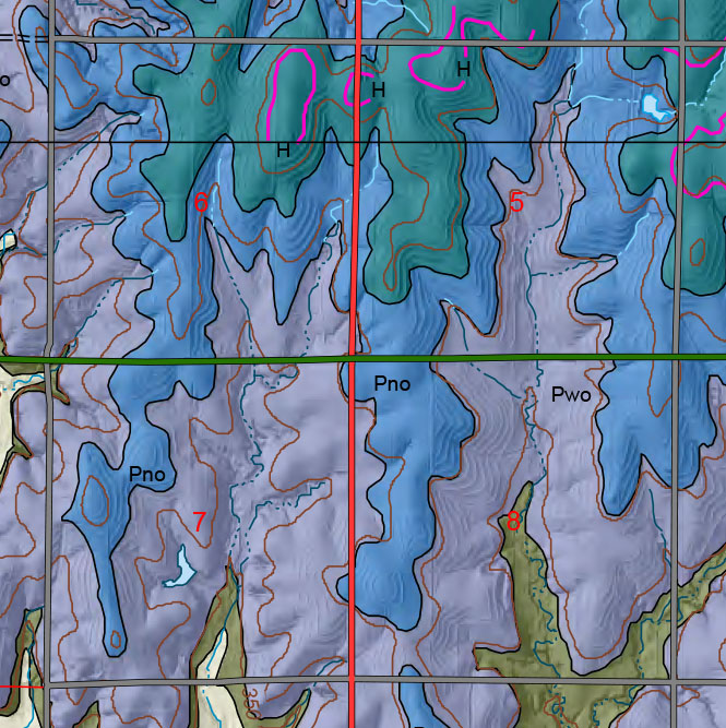 small geologic map