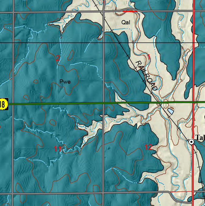 small geologic map