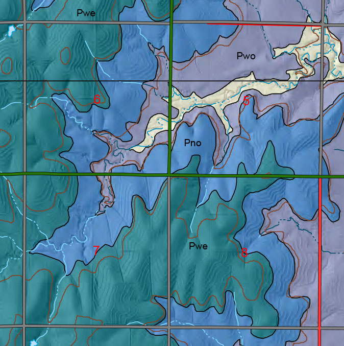 small geologic map