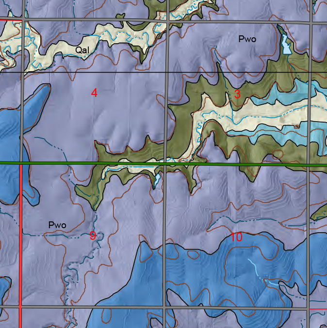 small geologic map