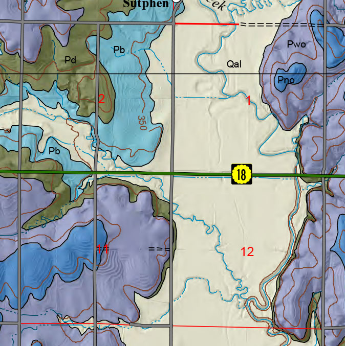 small geologic map