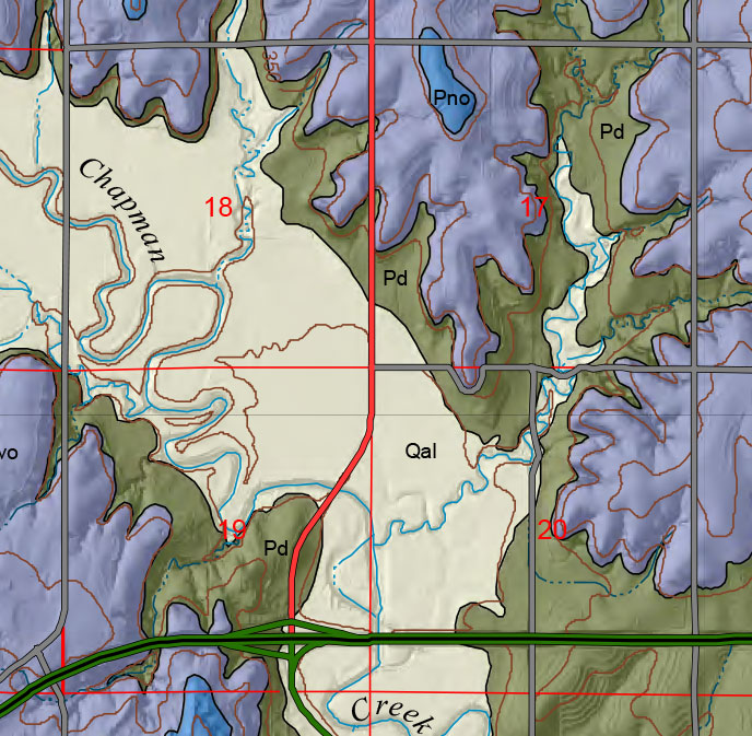 small geologic map