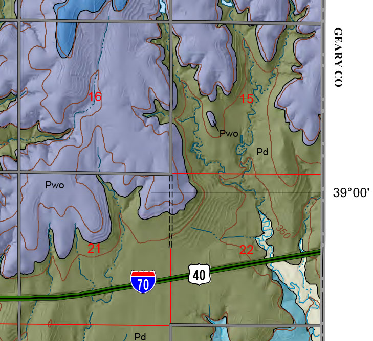 small geologic map