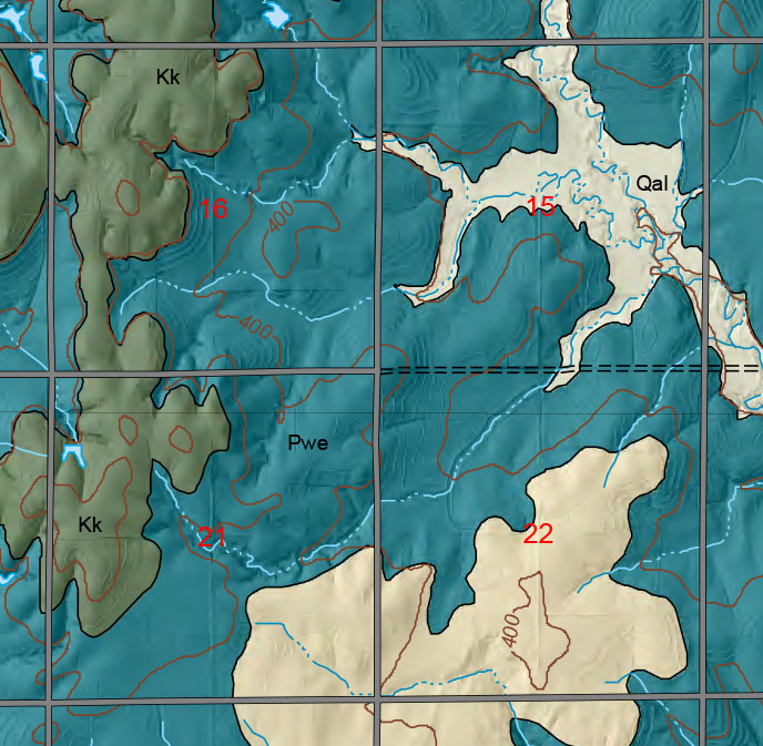 small geologic map