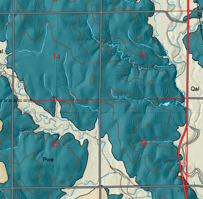 small geologic map