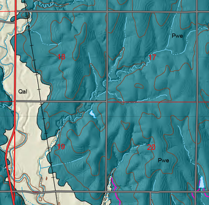 small geologic map