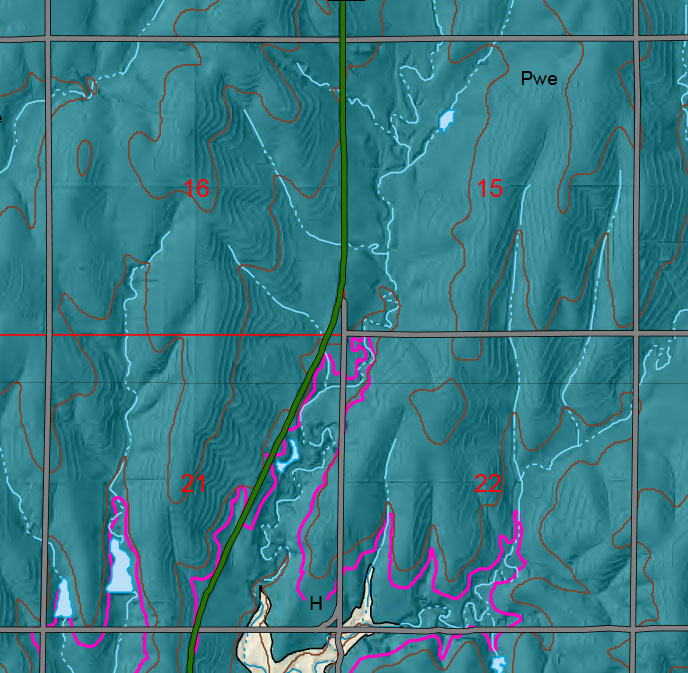 small geologic map