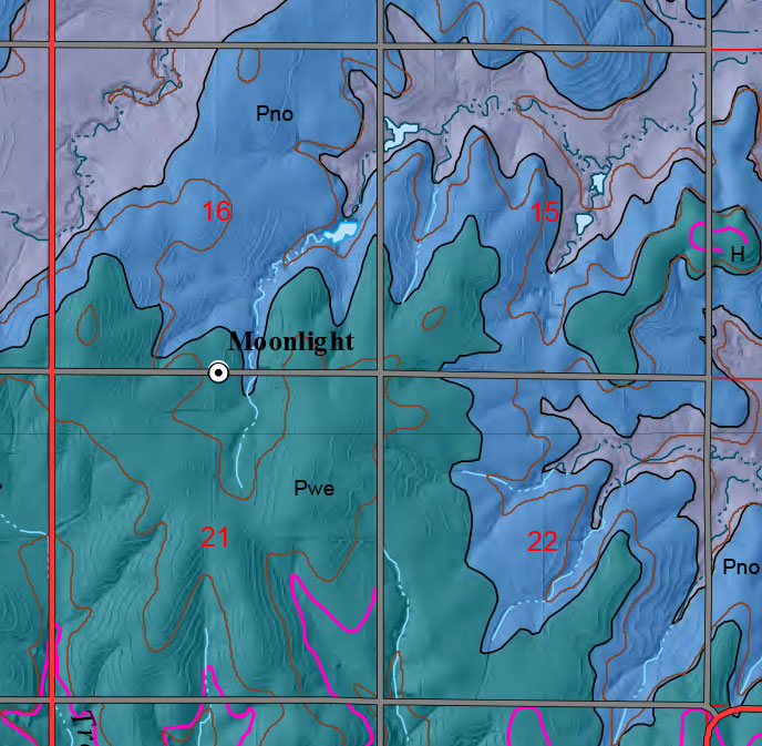 small geologic map