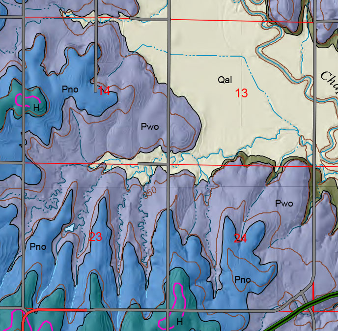 small geologic map