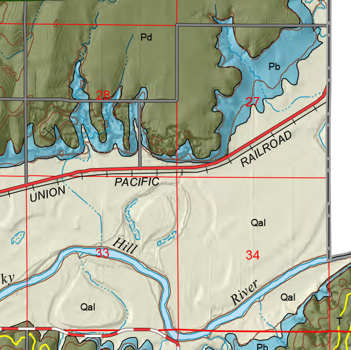 small geologic map