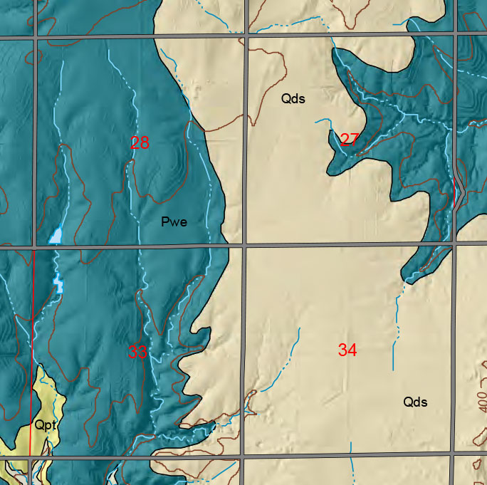 small geologic map