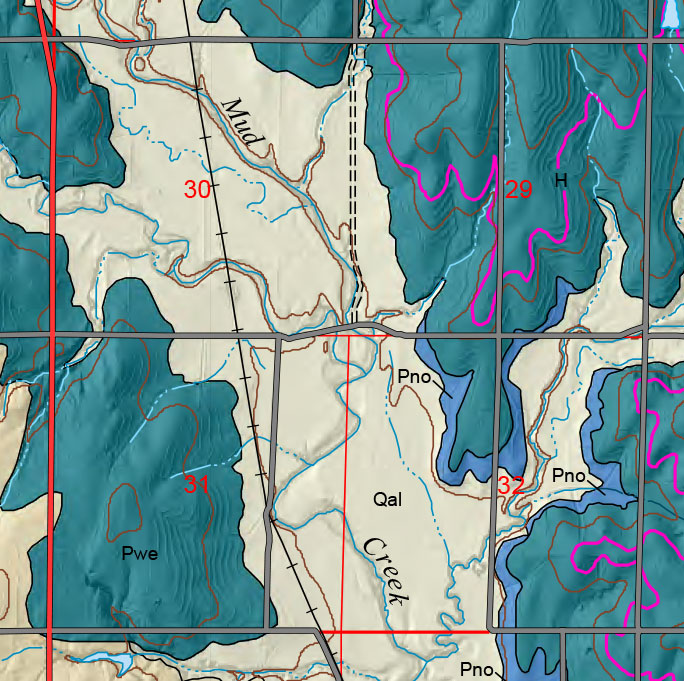 small geologic map