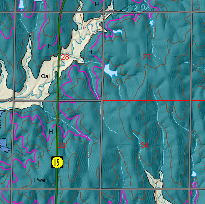 small geologic map