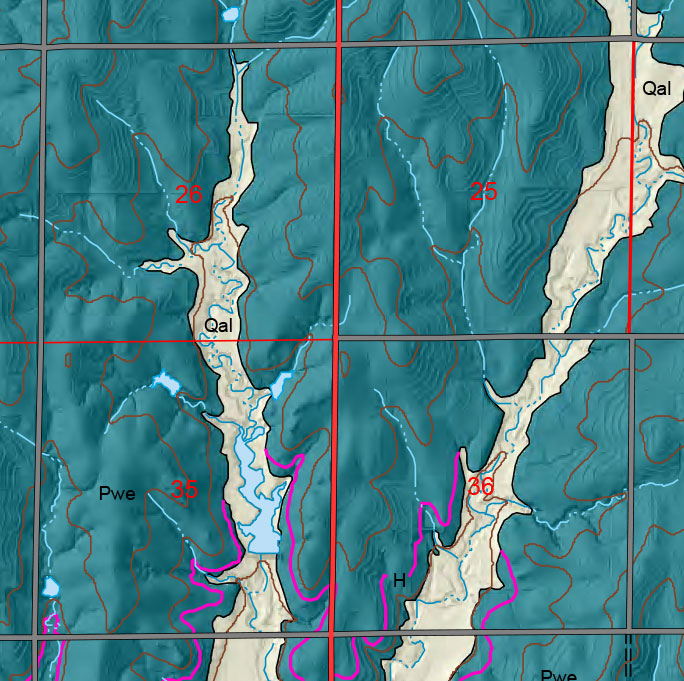 small geologic map