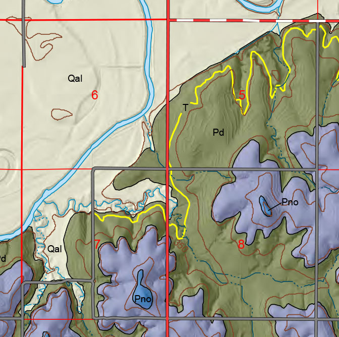 small geologic map