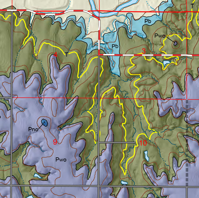 small geologic map