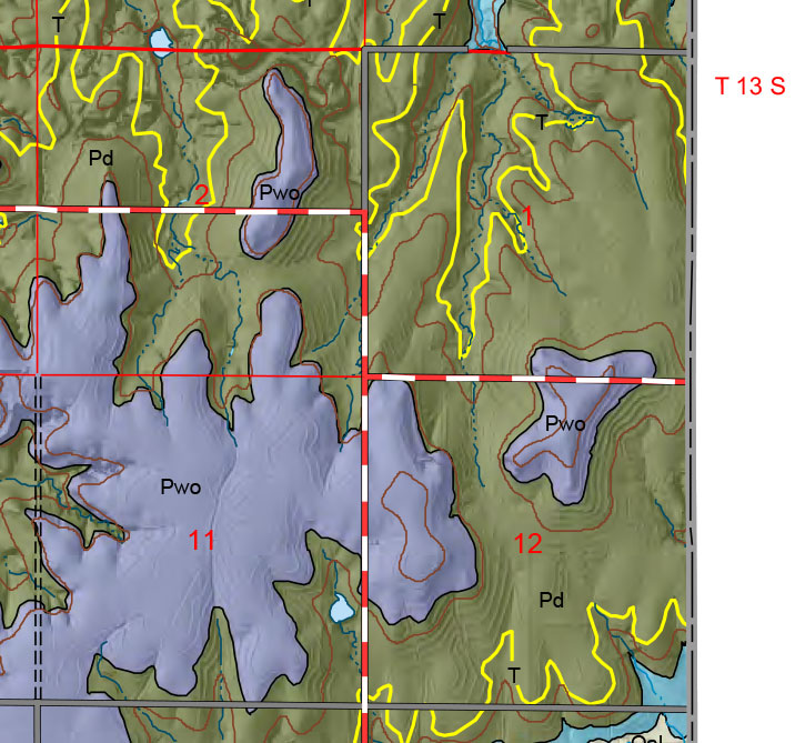 small geologic map
