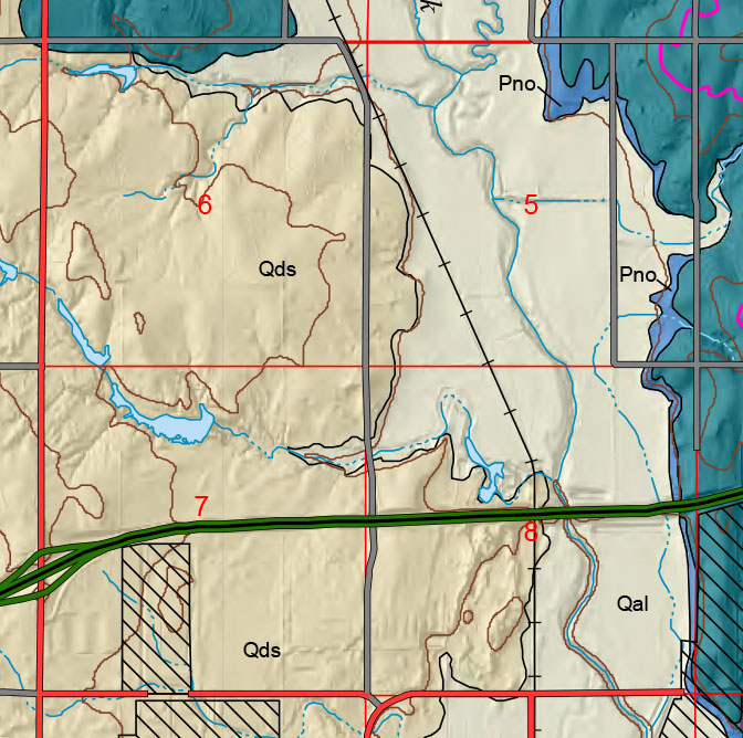 small geologic map